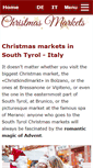 Mobile Screenshot of christmas-markets.it