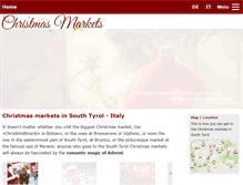 Tablet Screenshot of christmas-markets.it